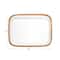 Hello Honey® 16" White Enameled Mango Wood Tray